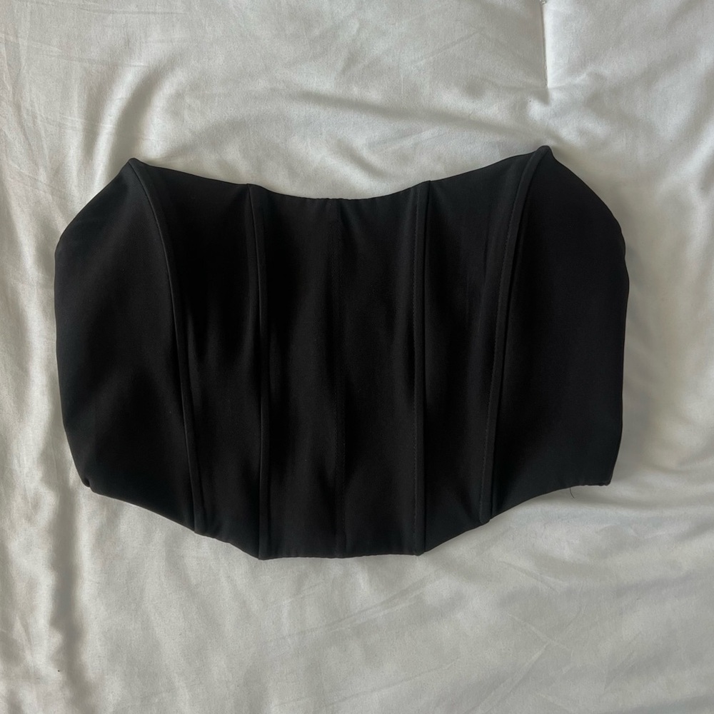 WhiteFox Black Bustier Top - Picture 2 of 4